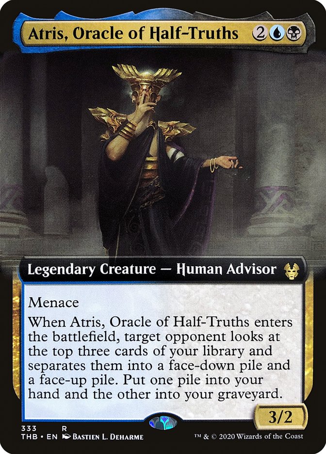 Atris, Oracle of Half-Truths (Extended Art) [Theros Beyond Death] (THB 333)