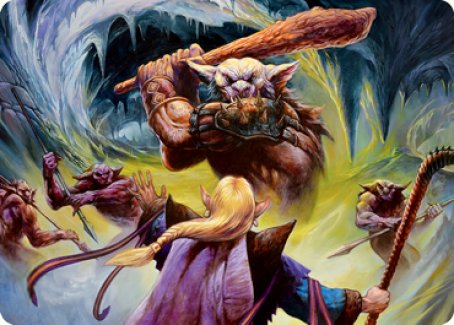 Den of the Bugbear (Dungeon Module) Art Card [Dungeons & Dragons: Adventures in the Forgotten Realms Art Series] (AAFR 34)