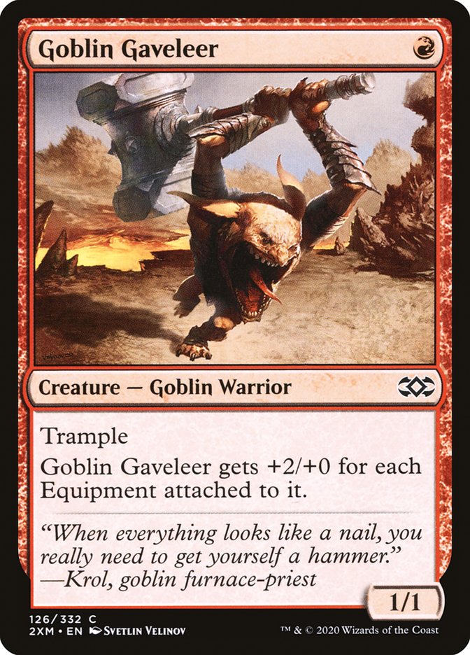 Goblin Gaveleer [Double Masters] (2XM 126)