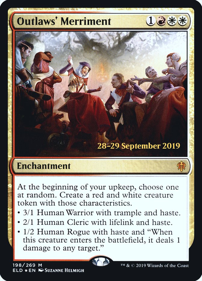 Outlaws' Merriment  [Throne of Eldraine Prerelease Promos] (PELD 198S)