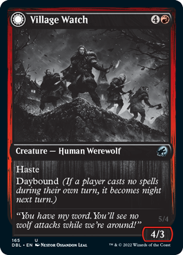 Village Watch // Village Reavers [Innistrad: Double Feature] (DBL 165)
