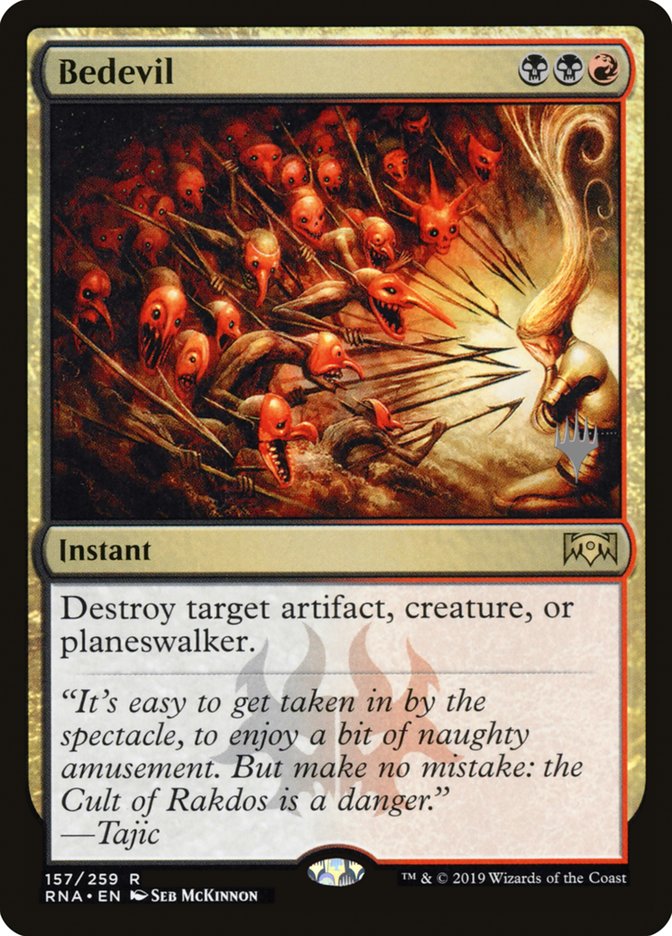 Bedevil (Promo Pack) [Ravnica Allegiance Promos] (PRNA 157P)
