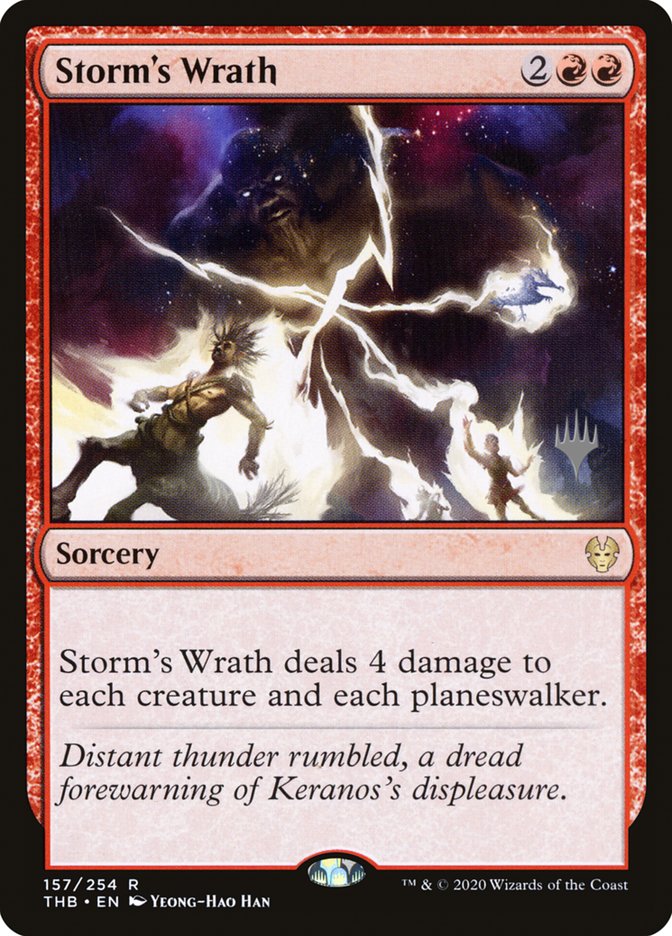 Storm's Wrath  (Promo Pack) [Theros Beyond Death Promos] (PTHB 157P)