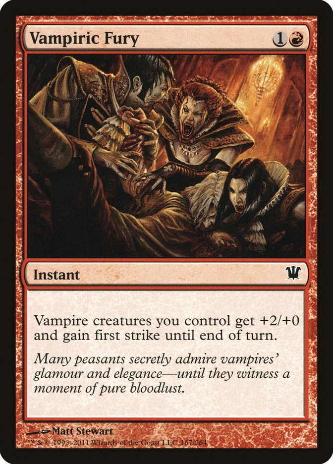 Vampiric Fury [Innistrad] (ISD 167)