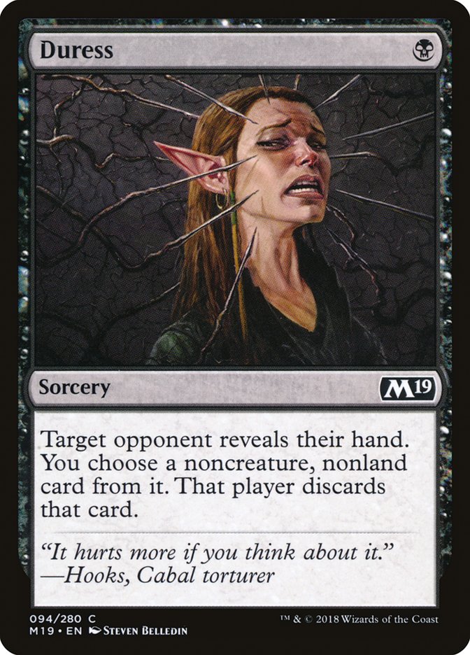 Duress [Core Set 2019] (M19 94)