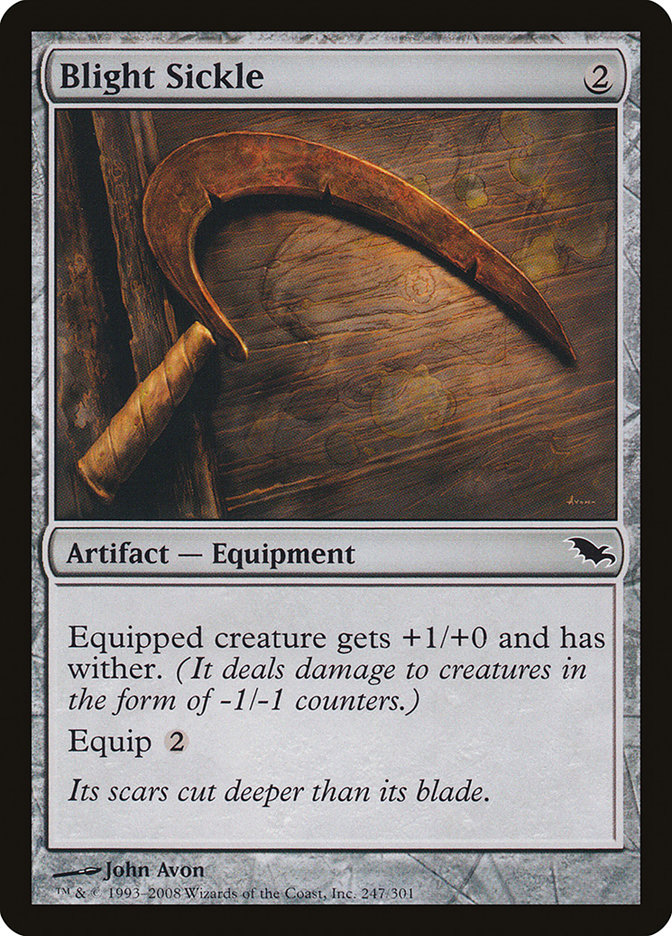 Blight Sickle [Shadowmoor] (SHM 247)