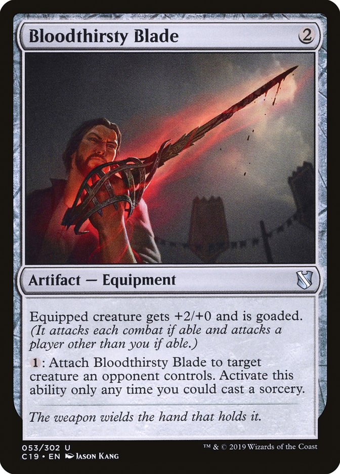 Bloodthirsty Blade [Commander 2019] (C19 53)