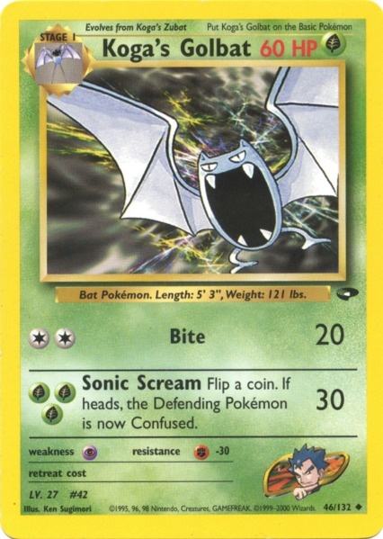 Koga's Golbat (46/132) [Gym Challenge]