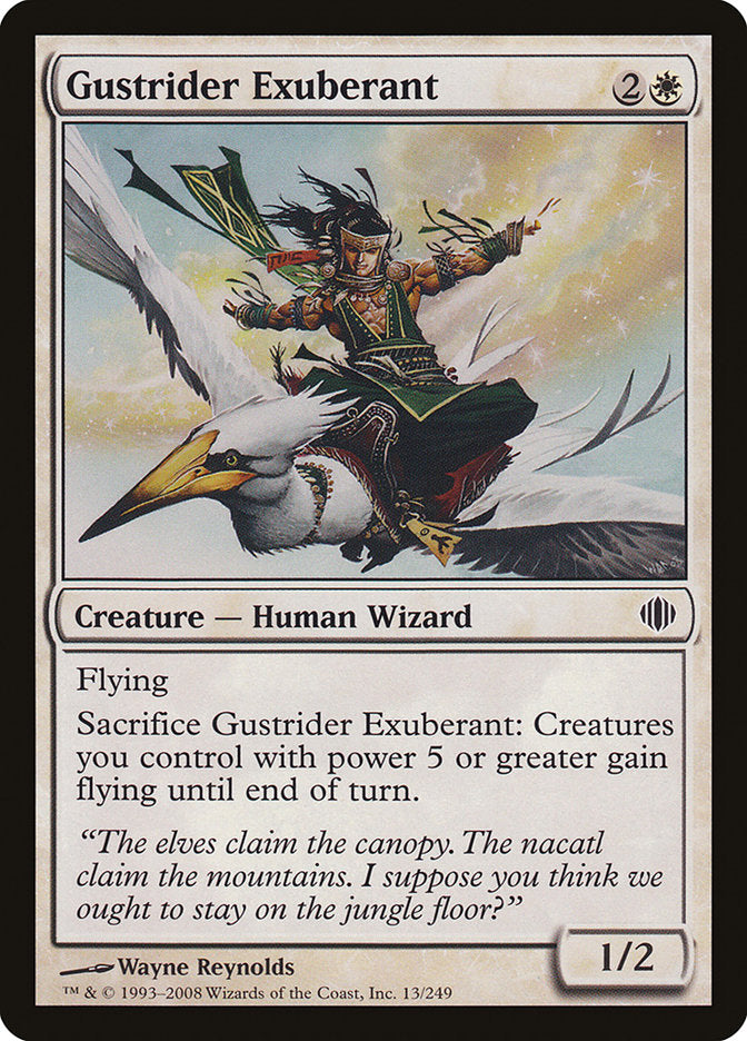 Gustrider Exuberant [Shards of Alara] (ALA 13)