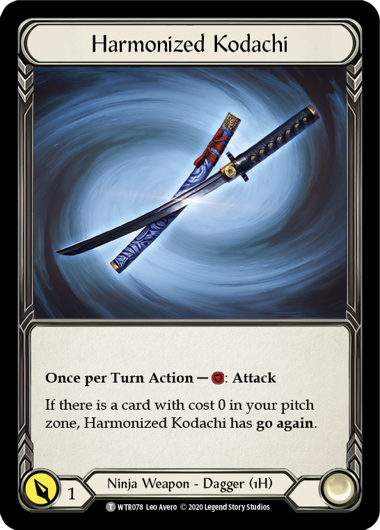 Harmonized Kodachi // Rhinar, Reckless Rampage [U-WTR078 // U-WTR001] Unlimited Normal