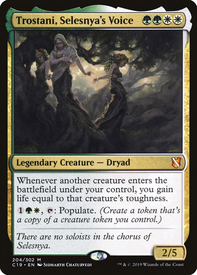 Trostani, Selesnya's Voice [Commander 2019] (C19 204)