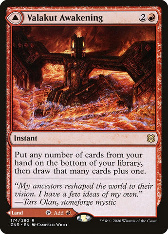 Valakut Awakening // Valakut Stoneforge [Zendikar Rising] (ZNR 174)
