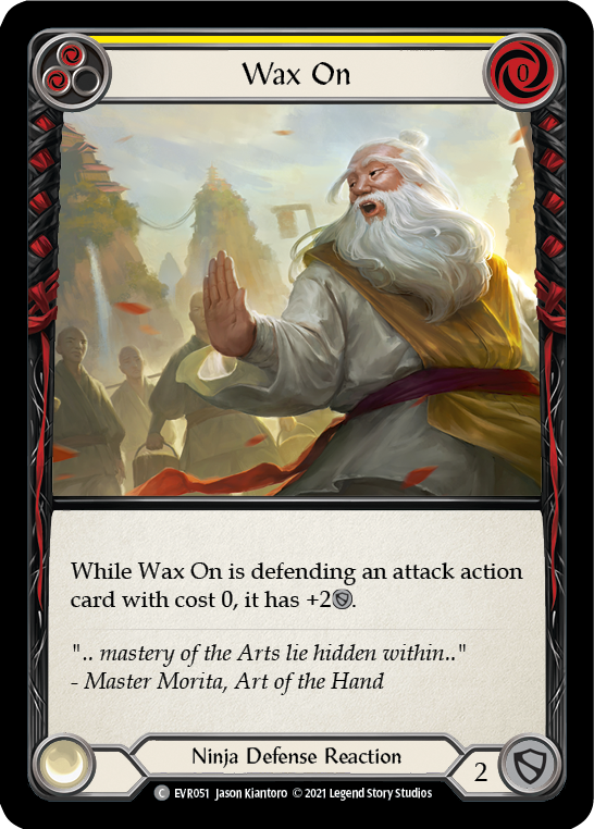 Wax On (Yellow) [EVR051] 1st Edition Normal