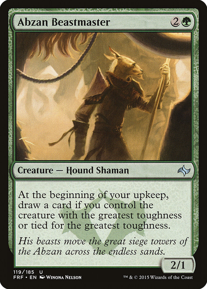 Abzan Beastmaster [Fate Reforged] (FRF 119)