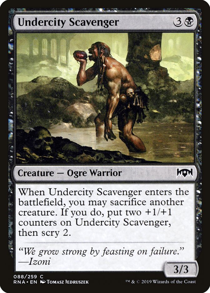 Undercity Scavenger [Ravnica Allegiance] (RNA 88)