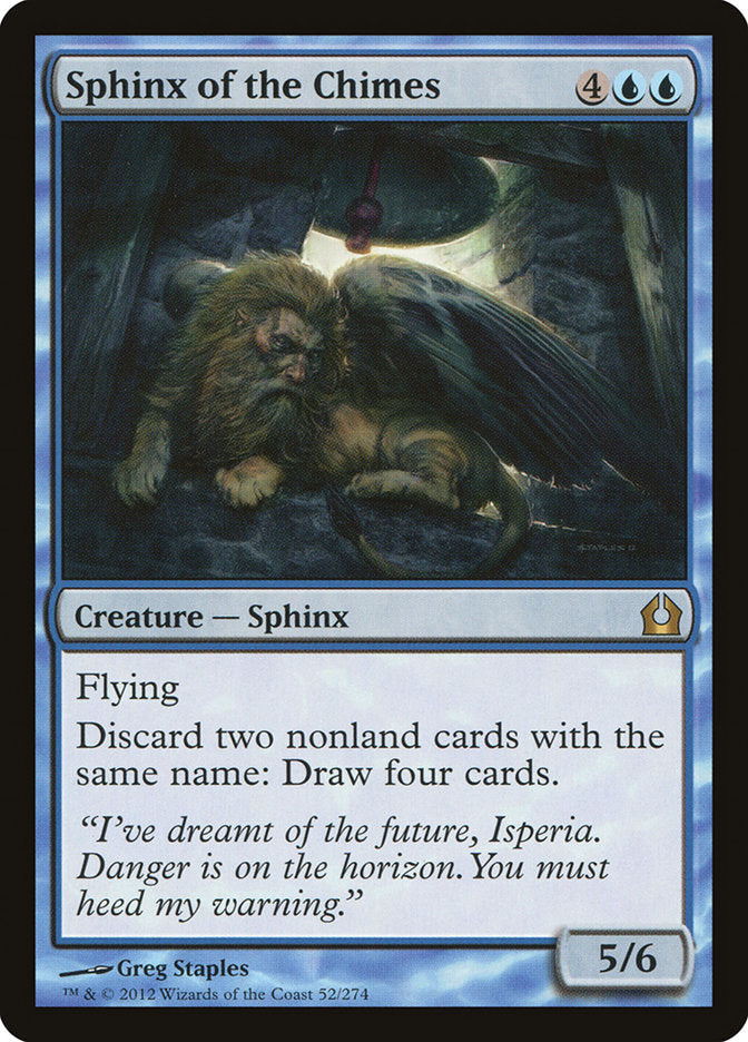Sphinx of the Chimes [Return to Ravnica] (RTR 52)