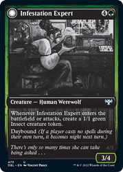 Infestation Expert // Infested Werewolf [Innistrad: Double Feature] (DBL 473)