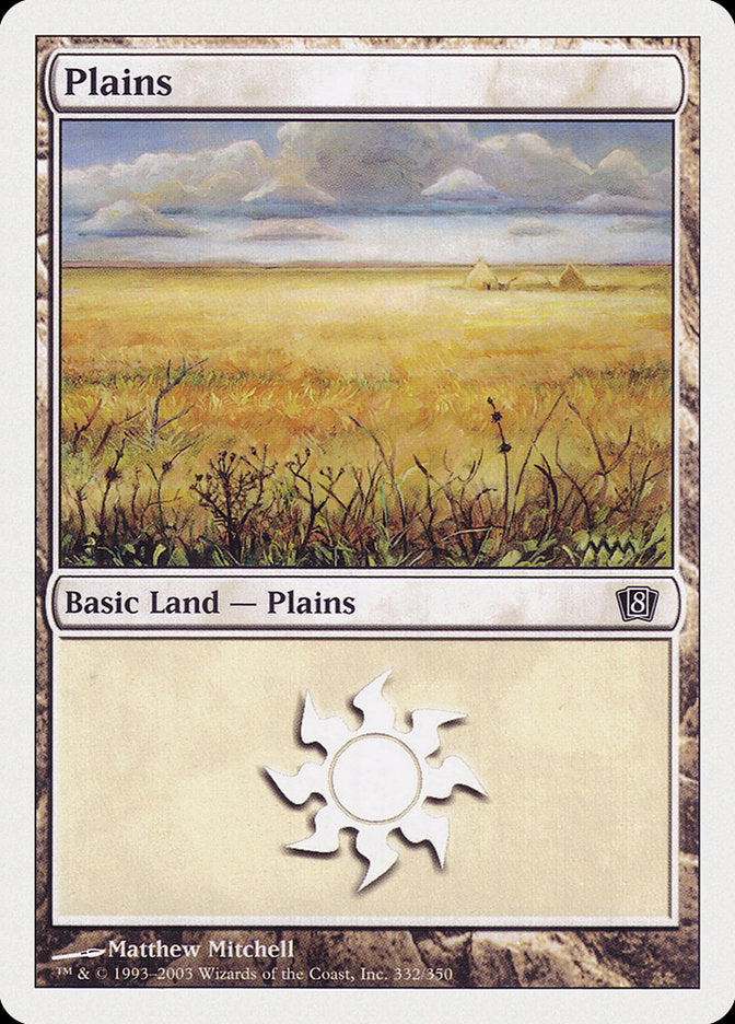 Plains (#332) [Eighth Edition] (8ED 332)