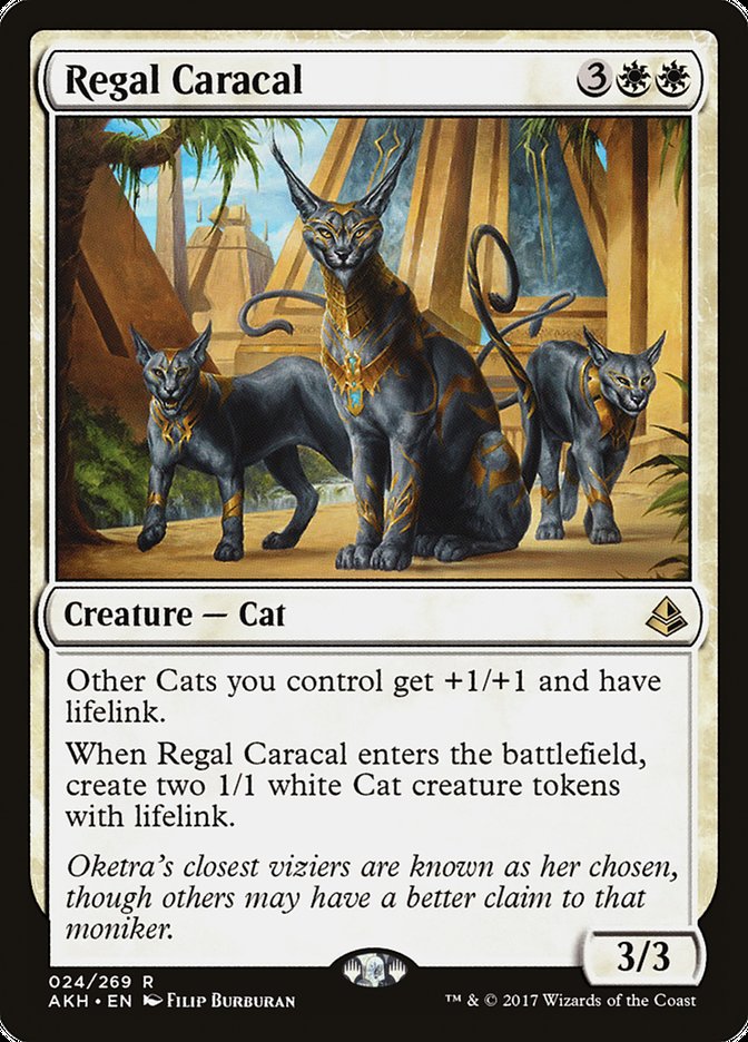 Regal Caracal [Amonkhet] (AKH 24)