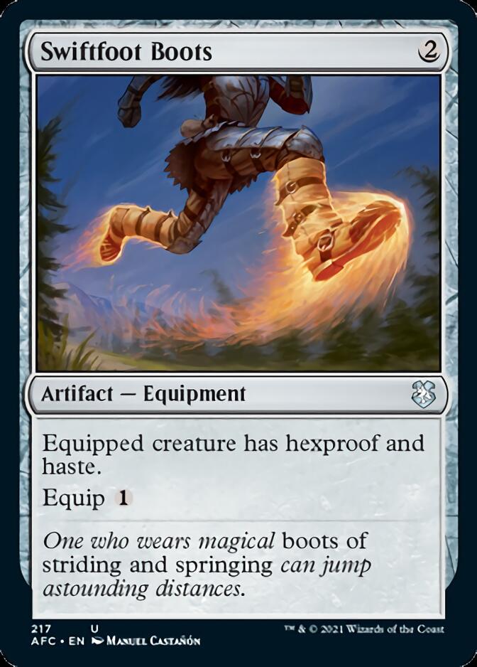 Swiftfoot Boots [Dungeons & Dragons: Adventures in the Forgotten Realms Commander] (AFC 217)
