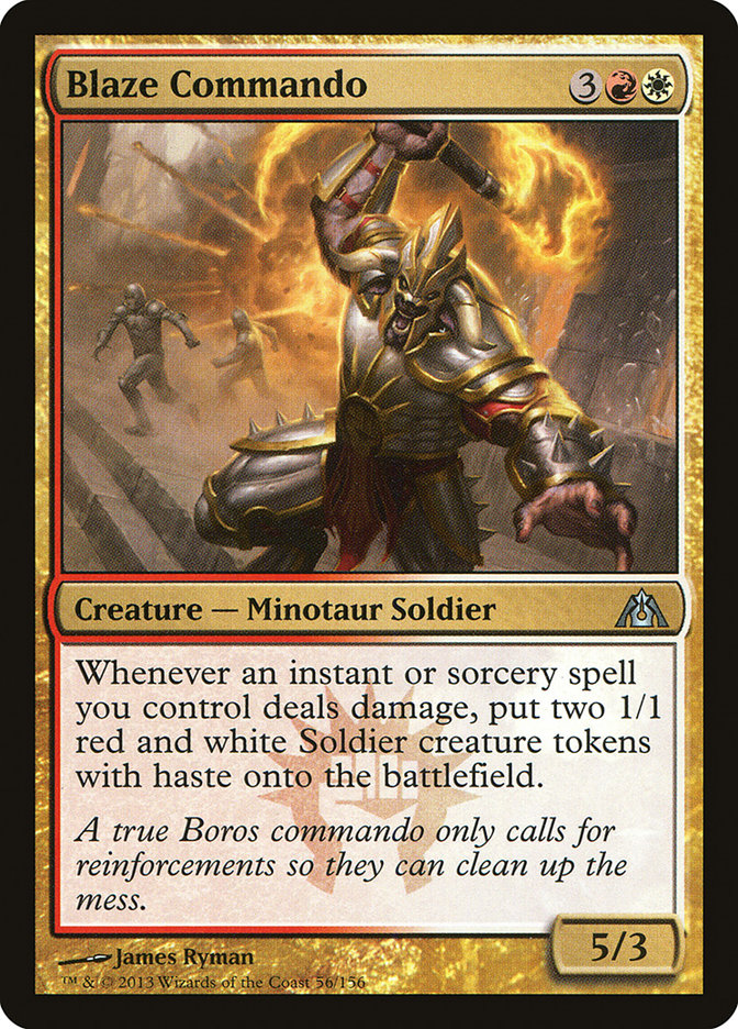 Blaze Commando [Dragon's Maze] (DGM 56)