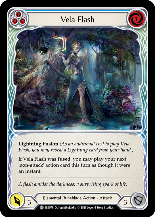 Vela Flash (Blue) [ELE078] 1st Edition Normal