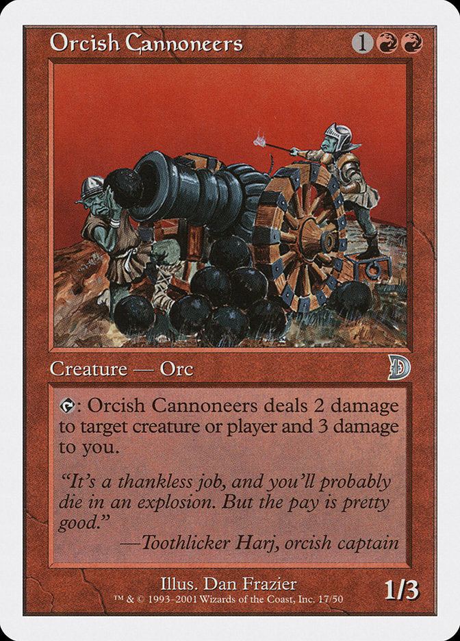 Orcish Cannoneers [Deckmasters] (DKM 17)