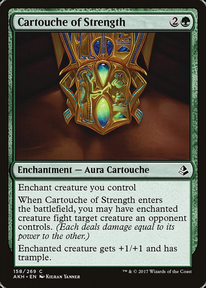 Cartouche of Strength [Amonkhet] (AKH 158)