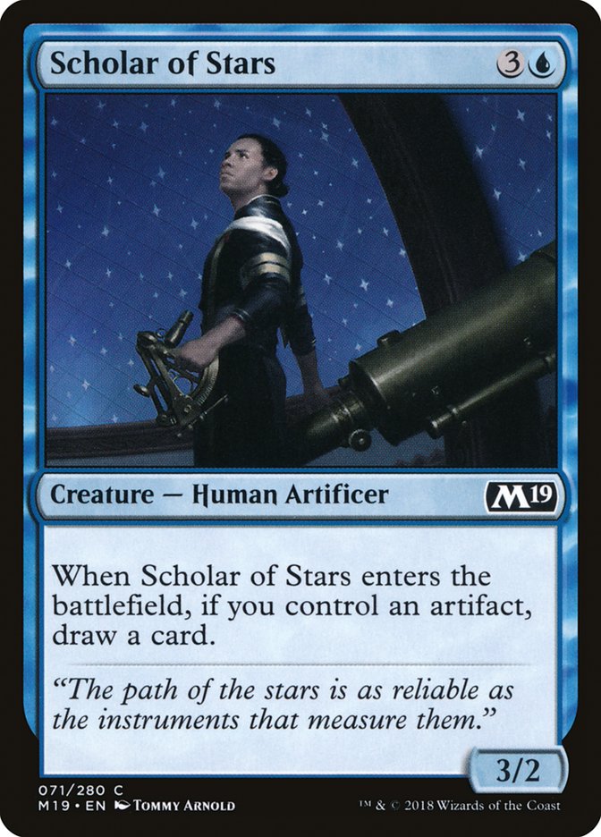 Scholar of Stars [Core Set 2019] (M19 71)