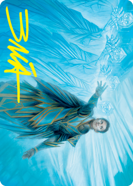 Echoing Equation Art Card (Gold-Stamped Signature) [Strixhaven: School of Mages Art Series] (ASTX 24)