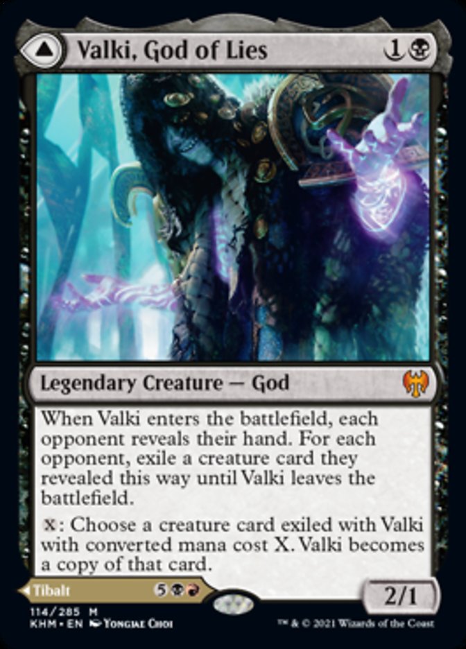 Valki, God of Lies // Tibalt, Cosmic Impostor [Kaldheim] (KHM 114)