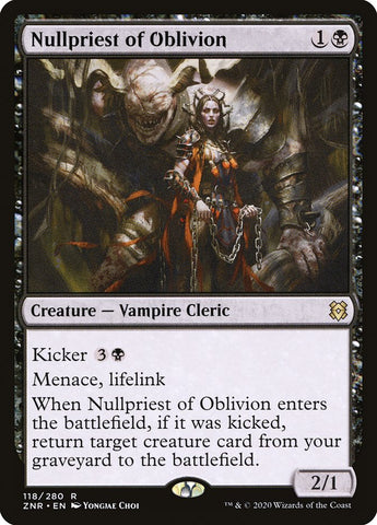 Nullpriest of Oblivion [Zendikar Rising] (ZNR 118)