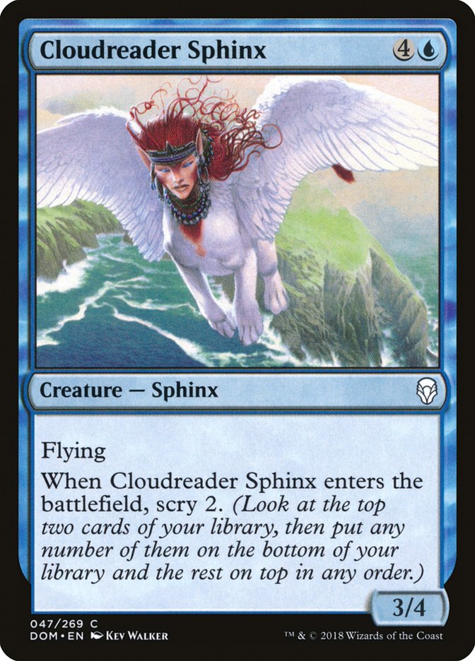 Cloudreader Sphinx [Dominaria] (DOM 47)