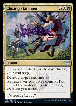 Closing Statement [Strixhaven: School of Mages] (STX 169)