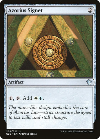 Azorius Signet [Commander 2020] (C20 238)