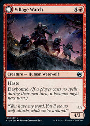 Village Watch // Village Reavers [Innistrad: Midnight Hunt] (MID 165)