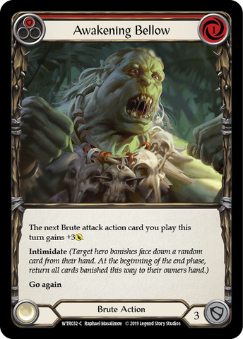 Awakening Bellow (Red) [WTR032-C] Alpha Print Rainbow Foil