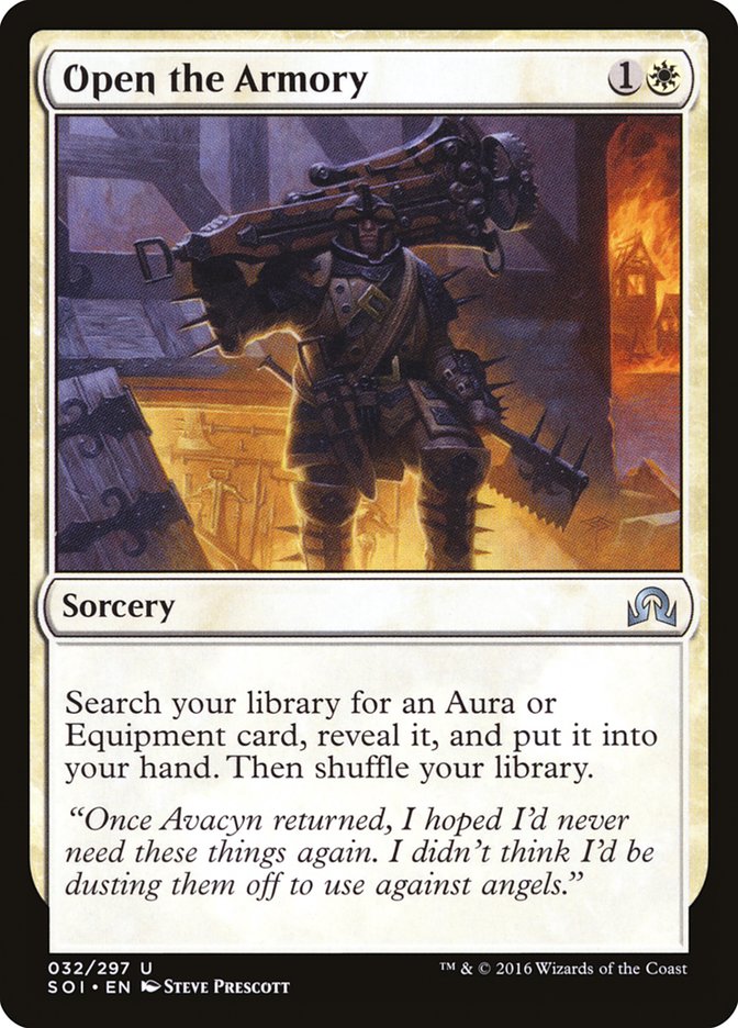Open the Armory [Shadows over Innistrad] (SOI 32)