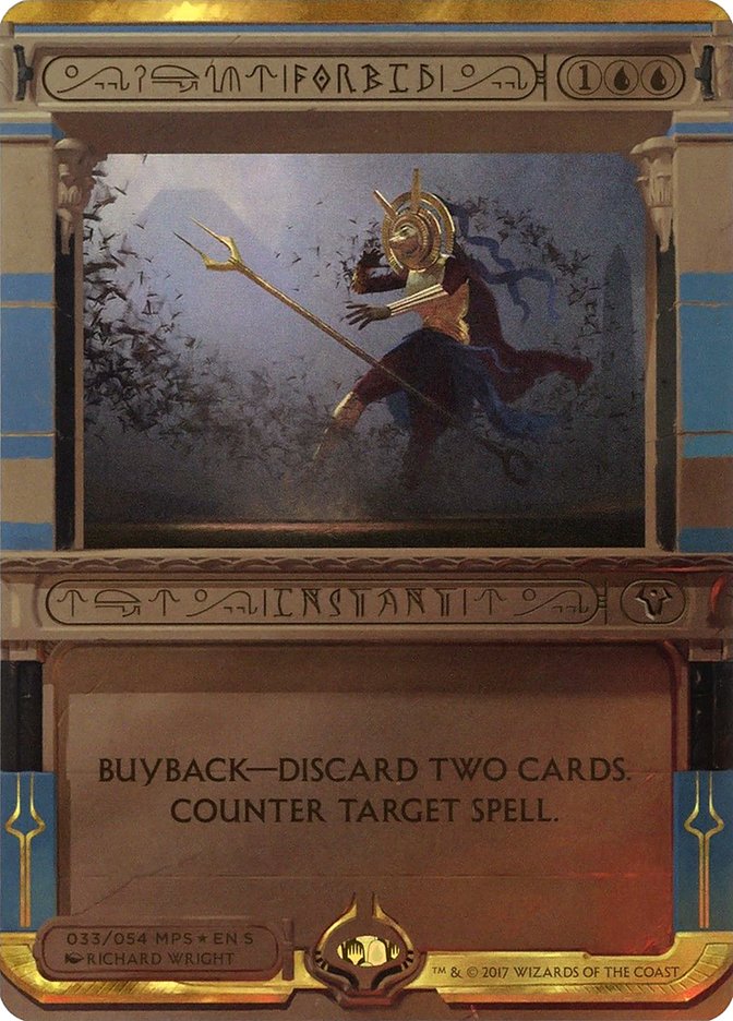 Forbid (Invocation) [Amonkhet Invocations] (MP2 33)