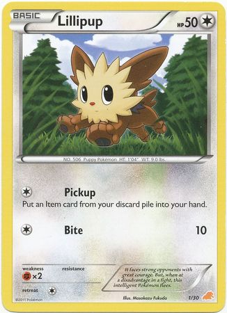 Lillipup (1/30) [Black & White: Trainer Kit]