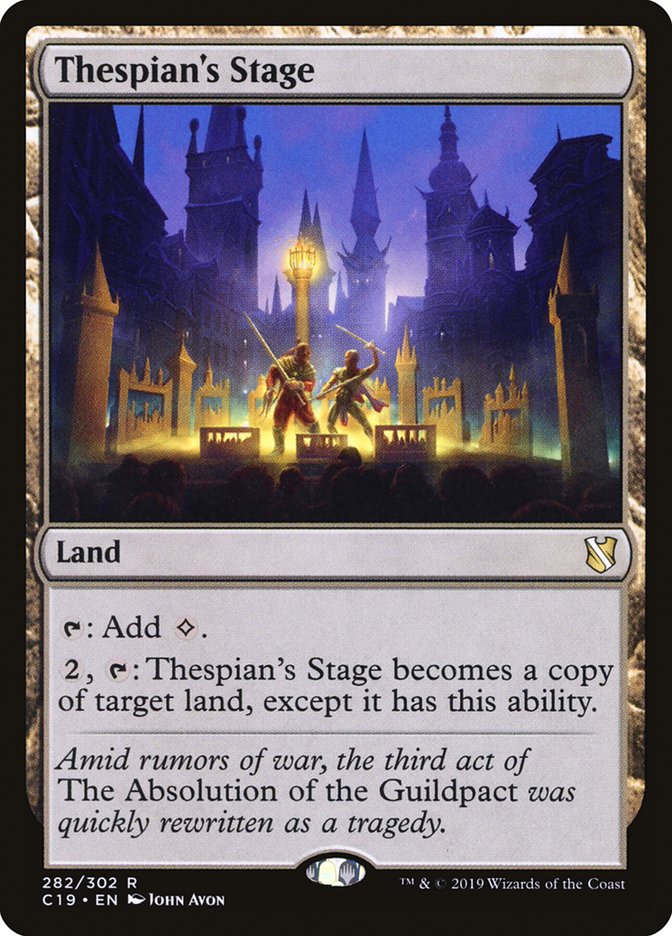 Thespian's Stage [Commander 2019] (C19 282)