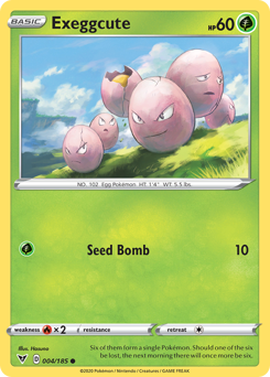 Exeggcute (4) [Sword & Shield: Vivid Voltage]