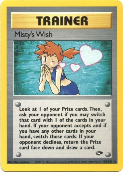 Misty's Wish (108/132) [Gym Challenge]