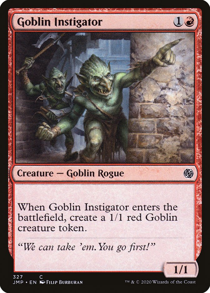 Goblin Instigator [Jumpstart] (JMP 327)