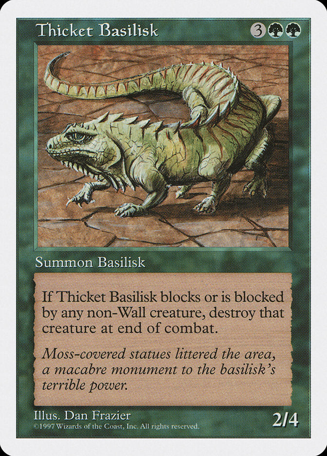 Thicket Basilisk [Fifth Edition] (5ED 331)