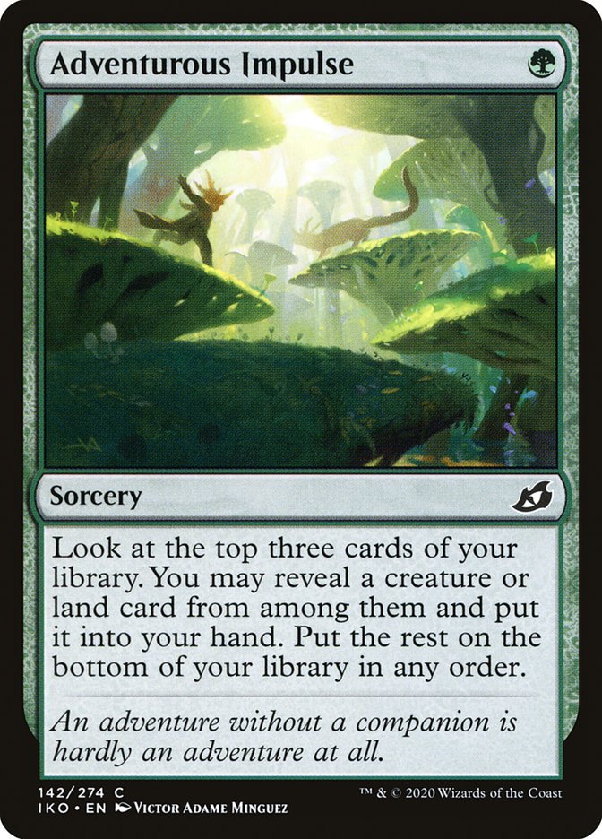 Adventurous Impulse [Ikoria: Lair of Behemoths] (IKO 142)