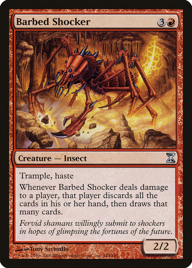 Barbed Shocker [Time Spiral] (TSP 144)