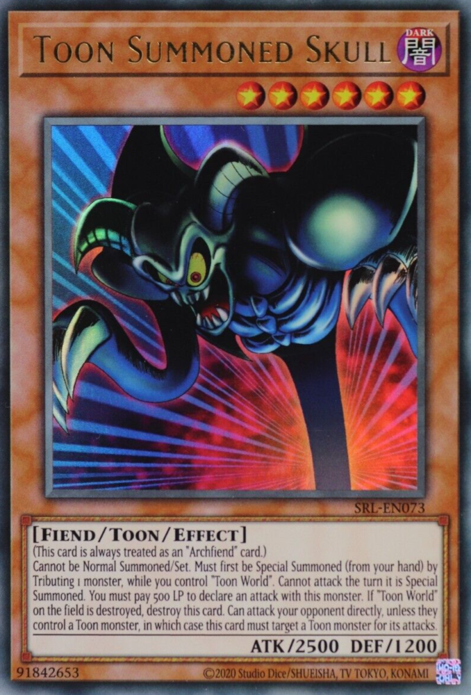 Toon Summoned Skull [SRL-EN073] Ultra Rare