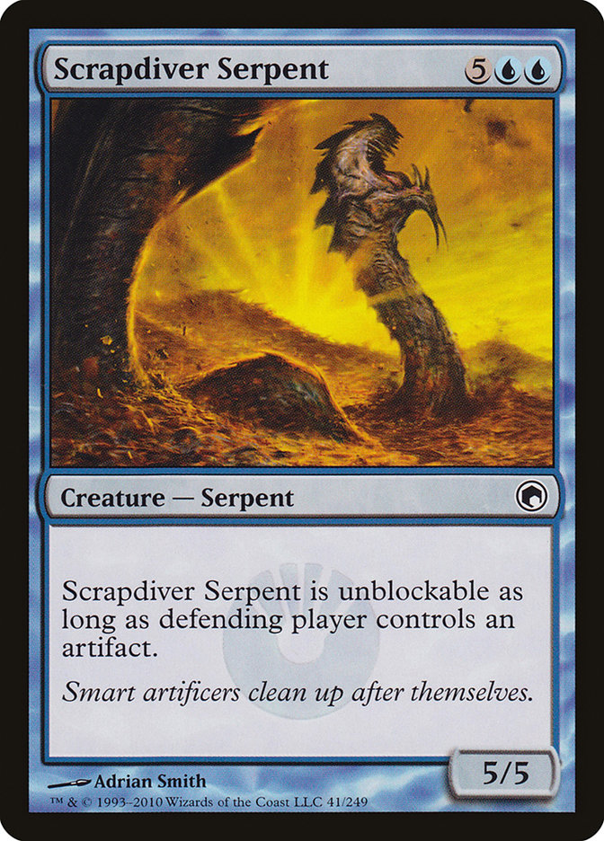 Scrapdiver Serpent [Scars of Mirrodin] (SOM 41)