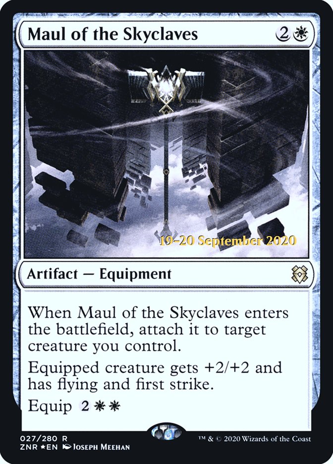 Maul of the Skyclaves  (Prerelease) [Zendikar Rising Prerelease Promos] (PZNR 27S)